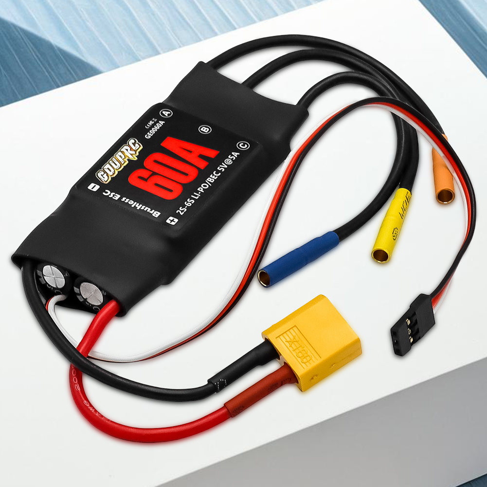 Rc Helicopter Electric - 60A Elektronischer Geschwindigkeitsregler mit 5V/7A BEC