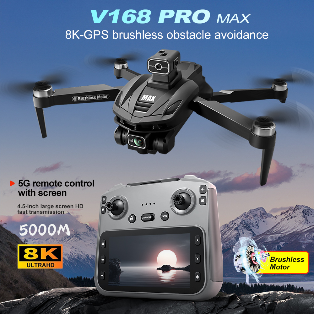 Rc Helicopter Charger - V168 PRO Max GPS Drohne 8K