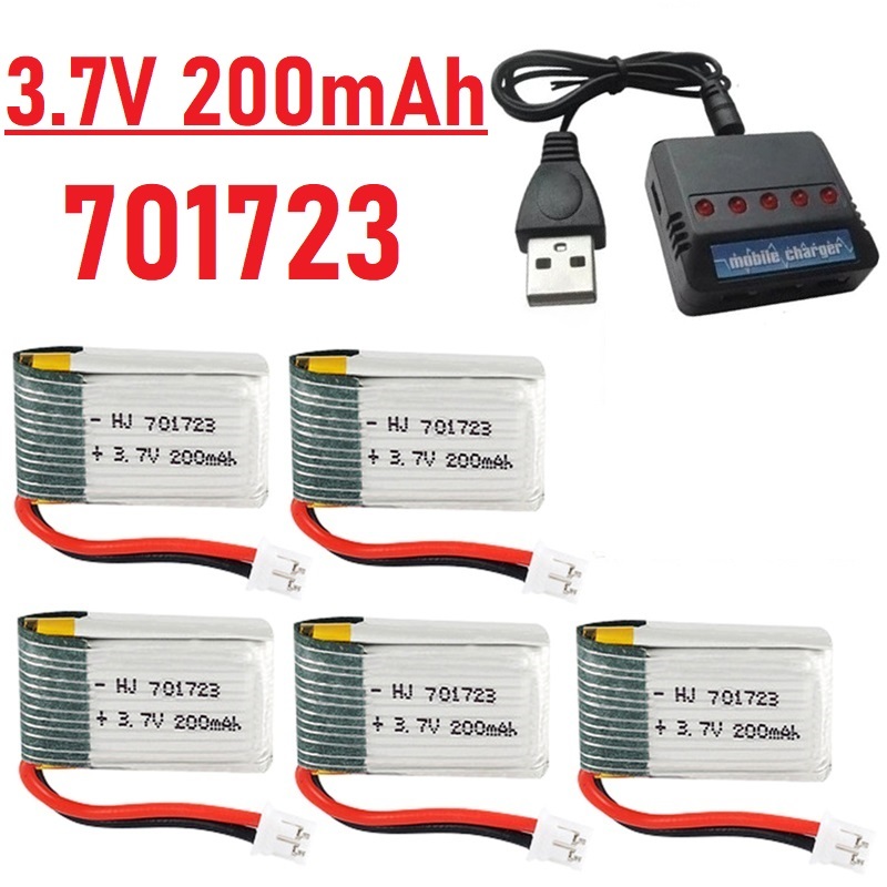 Rc Helicopter Charger - Upgrade 3,7V 200mAh Akku mit Ladegerät