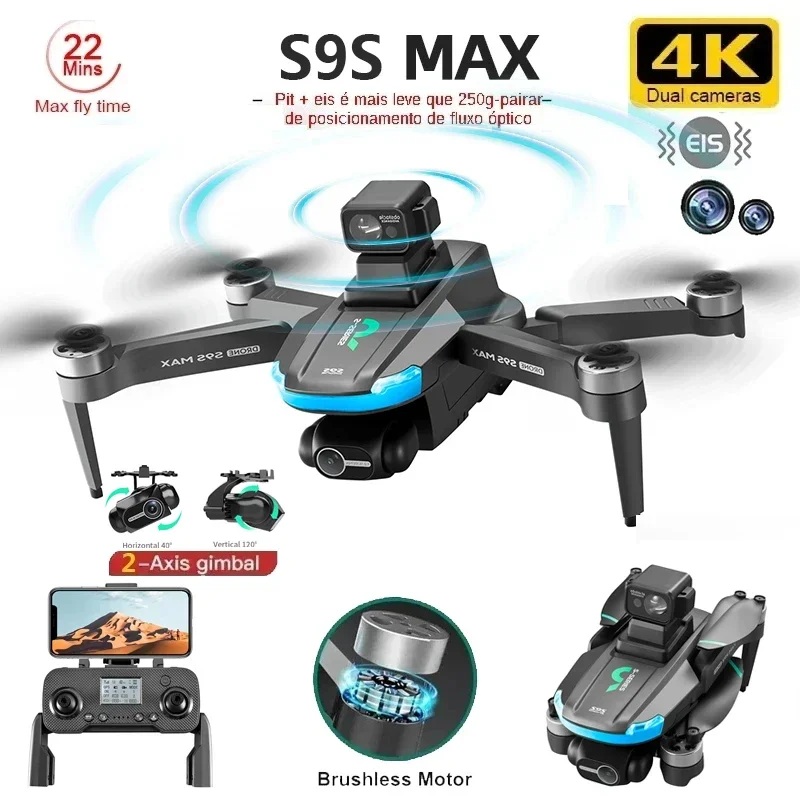NEUE S9S MAX MINI Drone 4K 2-A – Rc Helicopter Case Bewertung und Preis