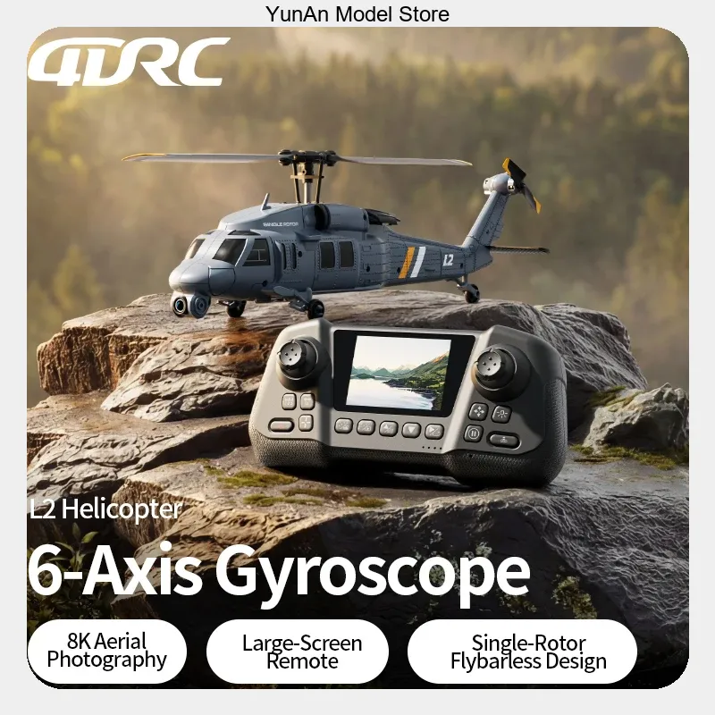 4DRC L2 8K UHD FPV RC Hubschra – Rc Helicopter Single Rotor Bewertung und Preis